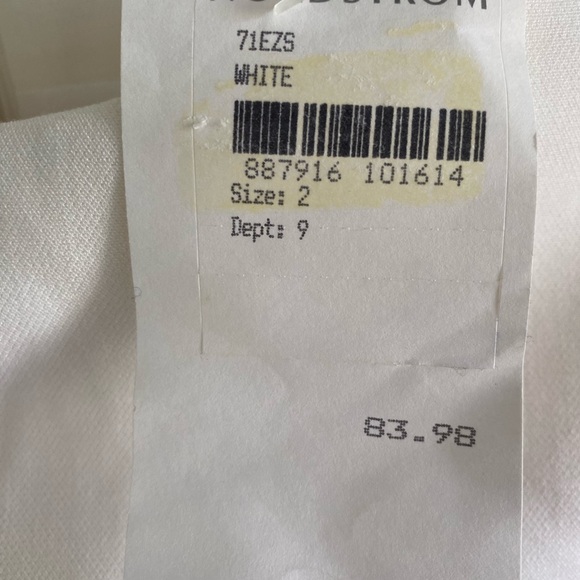 NWT Ladies French Connection sz 2 Fit n Flare White Sleeveless Dress - Picture 3 of 7